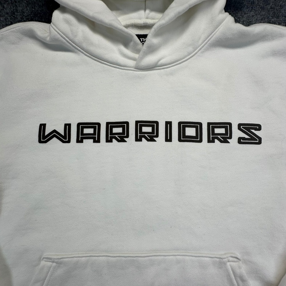 The Wild Collective Hoodie Mens Small White Warriors Steph Curry Rose MD1025C - Picture 2 of 10
